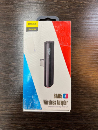 УЦЕНКА Игровой адаптер Baseus GAMO Wireless Adapter BA05 Черный (NGBA05-01) Повреждена упаковка
