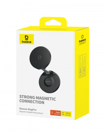 Держатель для телефона магнитный самоклеющийся Baseus MagPro Magnetic черный (B10564101121-00)