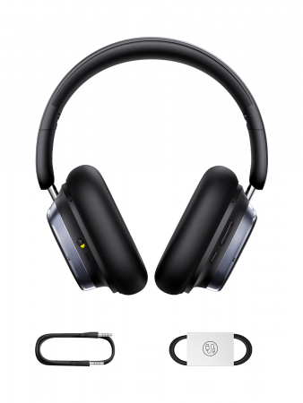 Наушники OS-Baseus Bowie H1s Noise-Cancellation Wireless Headphones Чёрный (A00075301113-00)