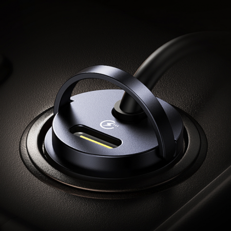 Автомобильное зарядное устройство Baseus Tiny Star Mini Car Charger Type-C + Type-C 30W (C00035001121-00) Чёрное Автомобильное зарядное устройство Baseus Tiny Star Mini Car Charger Type-C + Type-C 30W (C00035001121-00) Чёрное