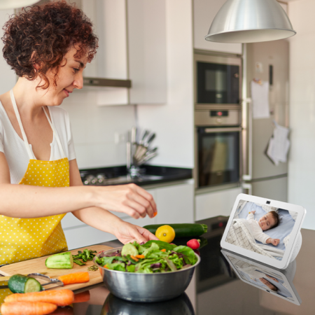 Камера домашняя Baseus Security P1 Lite Indoor Camera 2K EU Белая (S0TV002132)