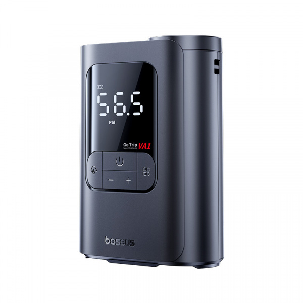 Автомобильный беспроводной компрессор Baseus GoTrip VA1 Super Mini Wireless Inflator 19-Cylinder Чёрный (C0119501)