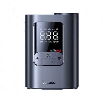 Автомобильный беспроводной компрессор Baseus GoTrip VA1 Super Mini Wireless Inflator 19-Cylinder Чёрный (C0119501)