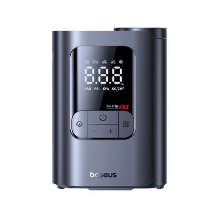Автомобильный беспроводной компрессор Baseus GoTrip VA1 Super Mini Wireless Inflator 19-Cylinder Чёрный (C0119501)
