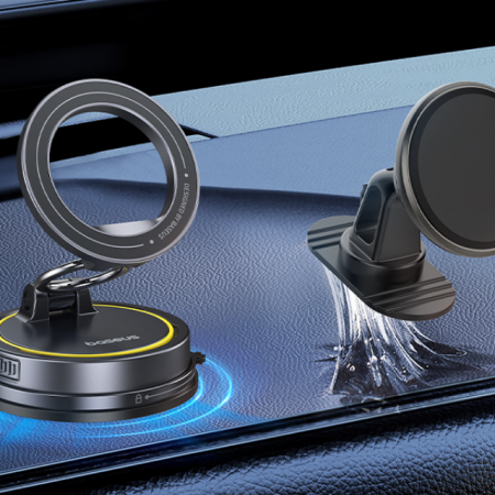 Автомобильный магнитный держатель OS-Baseus PrimeTrip VC2 Flex Magnetic Car Mount Suction Cup Versio Чёрный (C0013803)