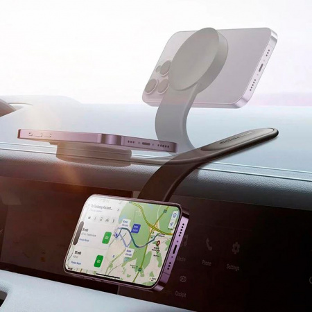 Магнитный автомобильный держатель Baseus C02 Magnetic Phone Holder Черный (SUCC000201)
