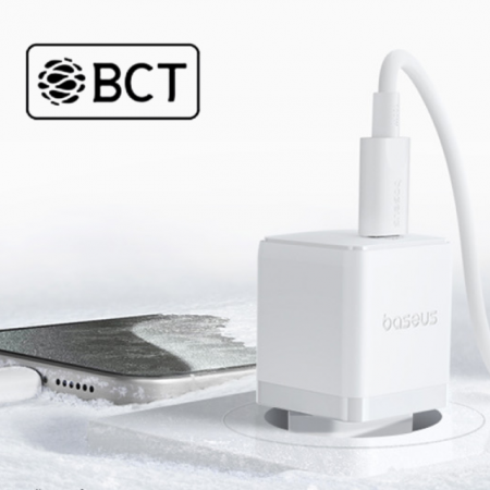 Сетевое зарядное устройство Baseus Palm Fast Charger 1C 30W EU Чёрный (в комплекте кабель Type-C - Type-C 60W(20V/3A) 1м) (P10111605113-01)