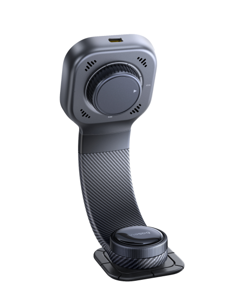 Автомобильный магнитный держатель с беспроводной зарядкой Baseus Prime Trip C03Pro Magnetic Wireless Car Charger Mount Чёрный (C0013A01)