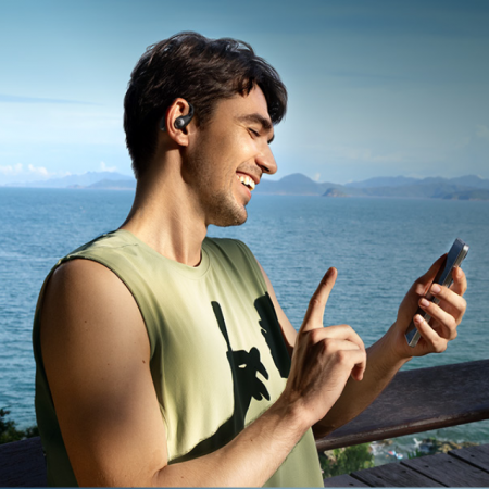 Беспроводные наушники Baseus Eli Sport 2 Open-Ear True Wireless Earbuds Чёрный (A0102703)
