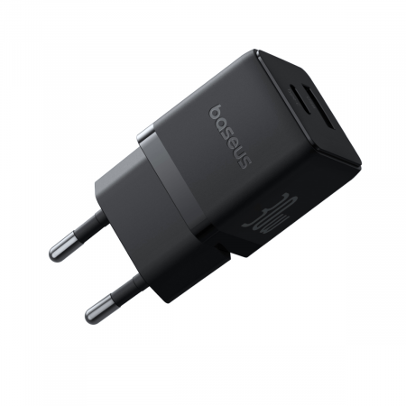 Сетевое зарядное устройство Baseus Palm Fast Charger C+U 30W EU Чёрный (P1011160A113-00)