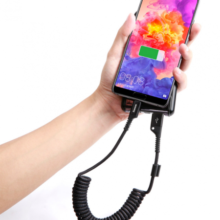 Кабель Baseus Fish eye Spring Data Cable (CALSR-01)