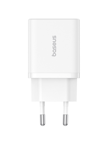 Сетевое зарядное устройство OS-Baseus Cube Fast Charger C+U 20W EU Белый (P10111403213-00)
