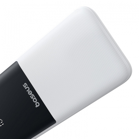 Повербанк Baseus Lipow Dual-Cable 10000mAh 22.5W Белый (в комплекте USB-A t- USB-C кабель 0.2м) (P10079101213-00)