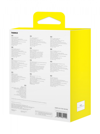 Сетевое зарядное устройство OS-Baseus Cube Fast Charger C+U 20W EU Чёрный (P10111403113-00)