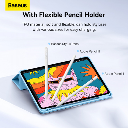 Чехол для iPad Pro (2018/2020/2021/2022) 11-inch Baseus Minimalist Series Protective Case Черный (P40112502111-01)