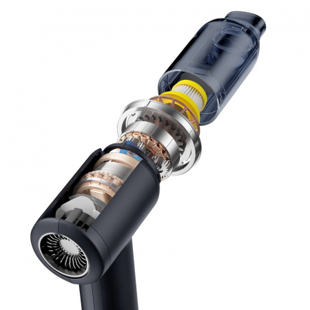 Беспроводной автомобильный пылесос Baseus AT Car Vacuum Cleaner (5000pa) Чёрный (C30476600121-00)