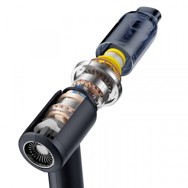 Беспроводной автомобильный пылесос Baseus AT Car Vacuum Cleaner (5000pa) Чёрный (C30476600121-00)