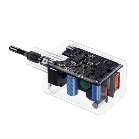 Сетевое зарядное устройство Baseus Super Si Pro Quick Charger C+U 30W EU (PD, QC) Белое (CCSUPP-E02) Сетевое зарядное устройство Baseus Super Si Pro Quick Charger C+U 30W EU (PD, QC) Белое (CCSUPP-E02)