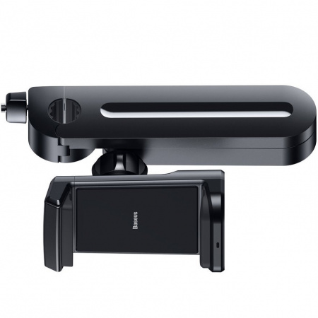 Автомобильный держатель для телефона на подголовник с беспроводной зарядкой Baseus Energy Backseat Holder 15W - Черный (WXHZ-01)