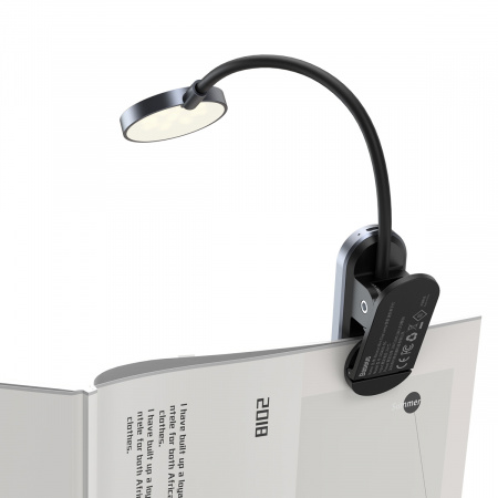 Лампа на прищепке Baseus Comfort Reading Mini Clip Lamp Темно-серый (DGRAD-0G)