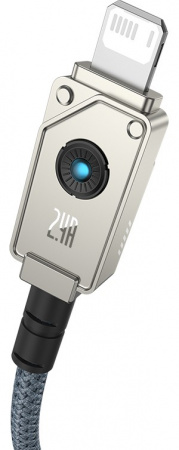 Кабель Baseus Unbreakable Series Fast Charging Data Cable USB - Lightning 2.4A 1м Stellar White P10355802221-00