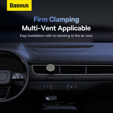 Автомобильный держатель Baseus C01 Magnetic Phone Holder (Air Outlet Version) creamy-white (SUCC000102)