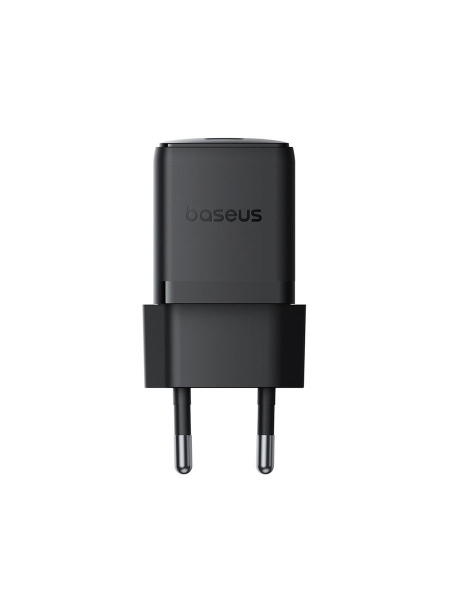 Сетевое зарядное устройство Baseus Palm Fast Charger 1C 20W EU Чёрный (с кабелем USB-C - USB-C 60W (20V/3A) 1м) (P10111602113-01)