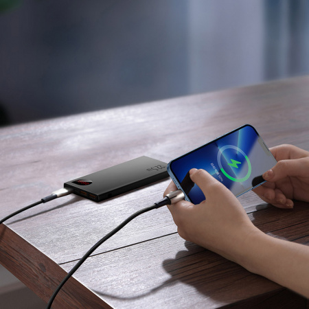 Внешний аккумулятор Baseus Adaman Metal 10000mAh 22.5Вт USB/Type-C Черный (PPAD070001)