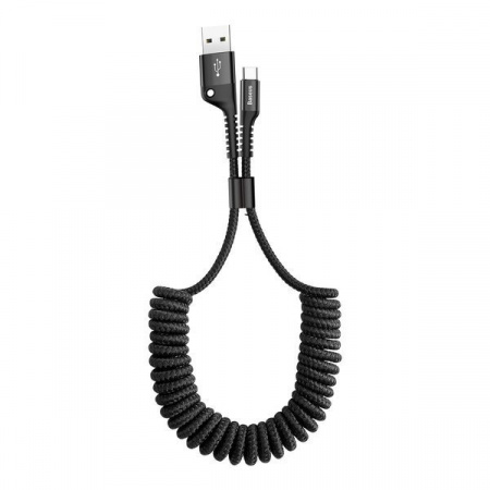 Кабель Baseus Fish-eye Spring Data Cable USB для Type-C 2A 1 метр (CATSR-01)