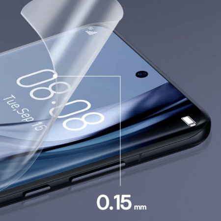 Защитная пленка Baseus 0.15mm Full-screen Curved Surface Water Gel Protector для Honor 60 (2pcs/pack+Pasting Artifactl) Transparent (SGSL000502)