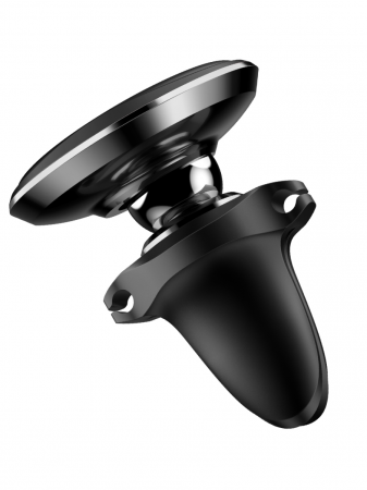 Автомобильный магнитный держатель OS-Baseus Magnetic Car Mount Phone Holder with Cable Clip Air Vent Version Чёрный (C40141201113-00)