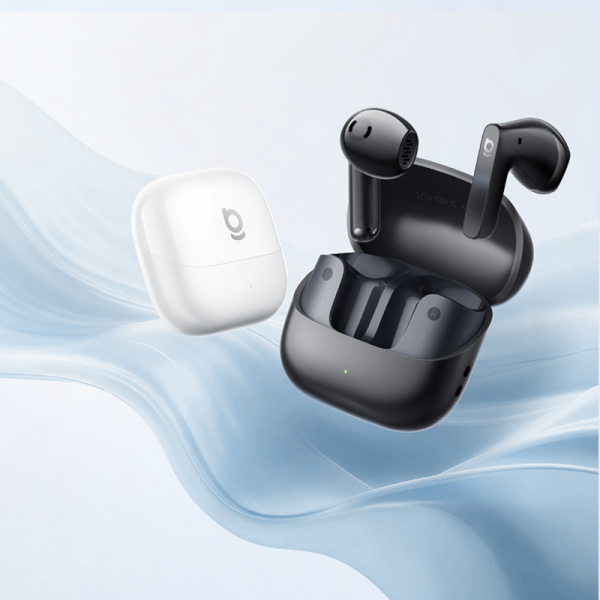 Беспроводные наушники OS-Baseus Bass BS1 NC Semi-in-Ear True Wireless Earbuds Чёрные (A0010102)