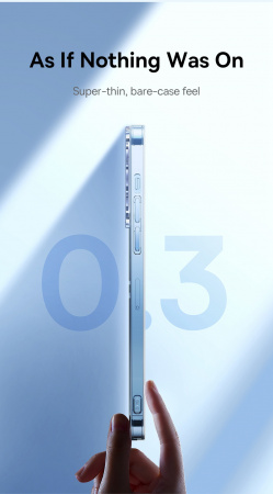 Чехол Baseus Simple Series Protective Case для iPhone 14 Прозрачный (ARAJ000602)