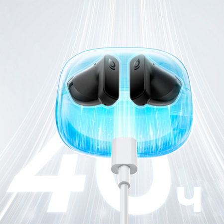Беспроводные наушники Baseus Bass BS1 NC Semi-in-Ear True Wireless Earbuds Белый (A0010103)