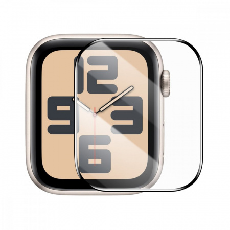 Защитная плёнка-стекло Baseus NanoCrystal Full Coverage Curved ScreenCrystal Tempered Glass Screen Protector 41мм для AP Watch 7/8/9 (P6001510C201-02)