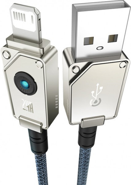 Кабель Baseus Unbreakable Series Fast Charging Data Cable USB - Lightning 2.4A 1м Stellar White P10355802221-00