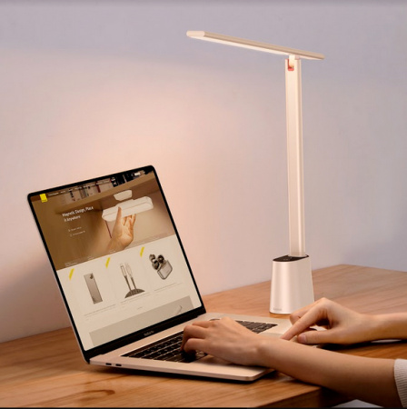 Настольная лампа Baseus Smart Eye Series Charging Folding Reading Desk Lamp (Smart Light) Gray (DGZG-02)