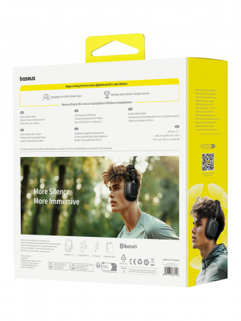 Наушники OS-Baseus Bowie H1s Noise-Cancellation Wireless Headphones Чёрный (A00075301113-00)