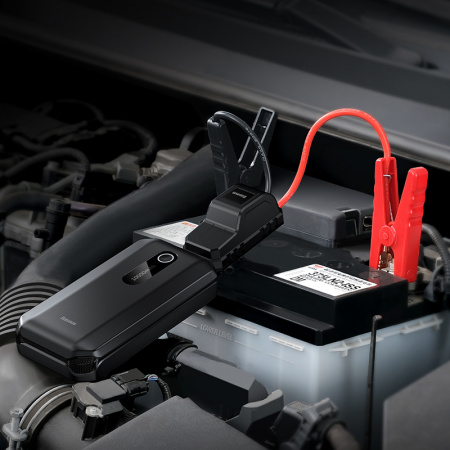 Стартер (Пусковое устройство для авто) Baseus Super Energy Air Car Jump Starter (10000mAh,Peakcurrent 1000A) (CGNL020101) Чёрное