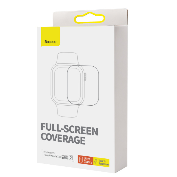 Защитная плёнка для экрана Baseus NanoCrystal Series Screen Protective Film 44мм для AP Watch 4/5/6/SE/SE2 (P6001510B201-01)