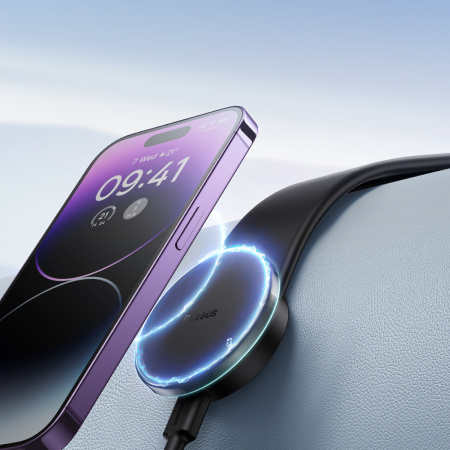 Автомобильное беспроводное магнитное зарядное устройство Baseus C02 Pro Series Magnetic Wireless Charging Car Mount (C40156000111-00) Черное Автомобильное беспроводное магнитное зарядное устройство Baseus C02 Pro Series Magnetic Wireless Charging Car Mount (C40156000111-00) Черное