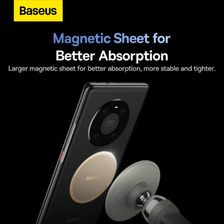Автомобильный держатель Baseus C01 Magnetic Phone Holder (Air Outlet Version) creamy-white (SUCC000102)