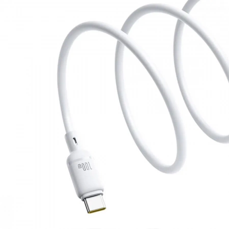 Кабель Baseus Silky Fast Charging Data Cable USB-A - USB-C 3A 1м Белый (P10377703213-02)