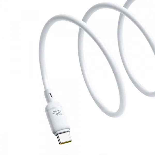 Кабель Baseus Silky Fast Charging Data Cable USB-A - USB-C 3A 1м Белый (P10377703213-02)
