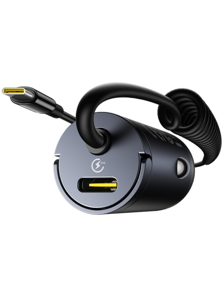 Автомобильное зарядное устройство Baseus Tiny Star Mini Car Charger Type-C + Type-C 30W (C00035001121-00) Чёрное Автомобильное зарядное устройство Baseus Tiny Star Mini Car Charger Type-C + Type-C 30W (C00035001121-00) Чёрное