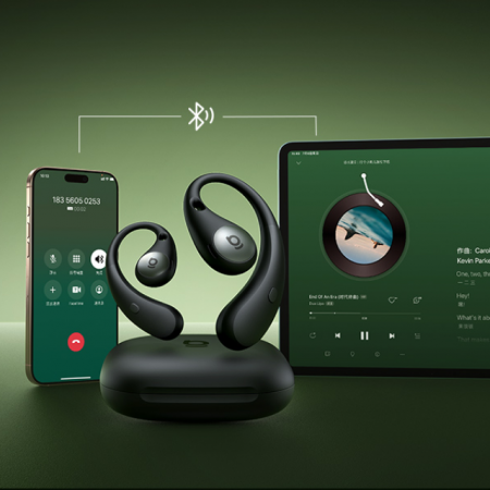 Беспроводные наушники Baseus Eli Sport 2 Open-Ear True Wireless Earbuds Чёрный (A0102703)