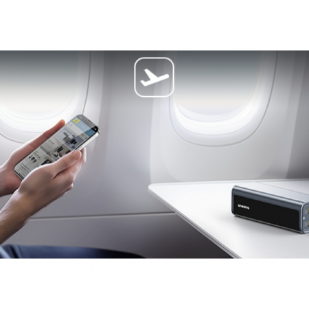 Повербанк Baseus EnerGeek GP12 Fast Charging with Digital Display 20800mAh 145W Серый (в комплекте кабель Type-C - Type-C 1м 100W) (P10082109813-00)