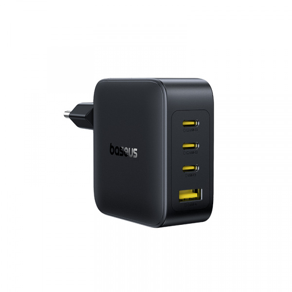 Сетевое зарядное  устройство Baseus EnerFill FH11 GaN Fast Charger 3C+U 140W EU Чёрный (E0121J00) 