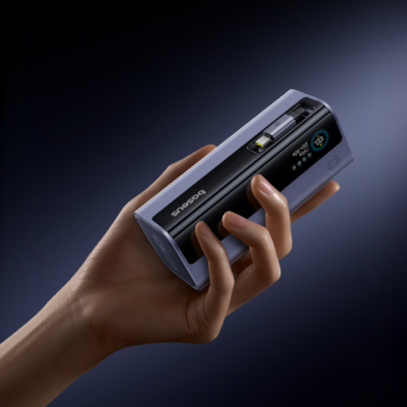 Внешний аккумулятор Baseus EnerGeek GR11 Power Bank with Retractable Cable 20000mAh 145W, титан (E0027B02)