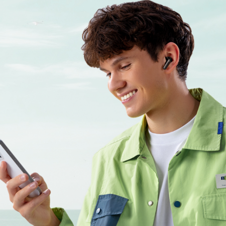 Беспроводные наушники Baseus Bass BP1 NC In-Ear True Wireless Earbuds Чёрный (A0010704)